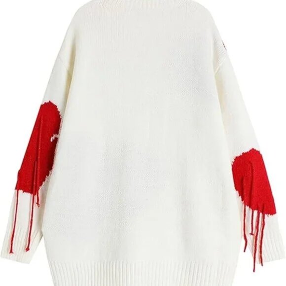 Heart Tassel Valentine Sweater - Picture 2 of 6